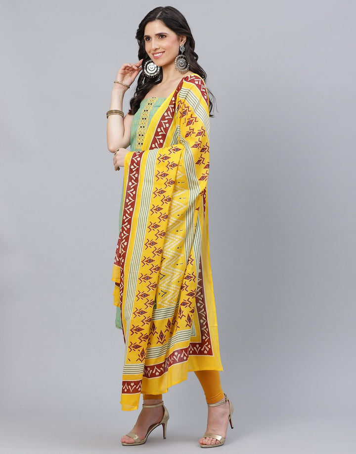 Cotton Printed Suit Piece