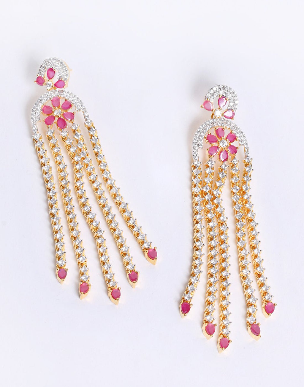 Beautiful Gold Plated Drop Earrings