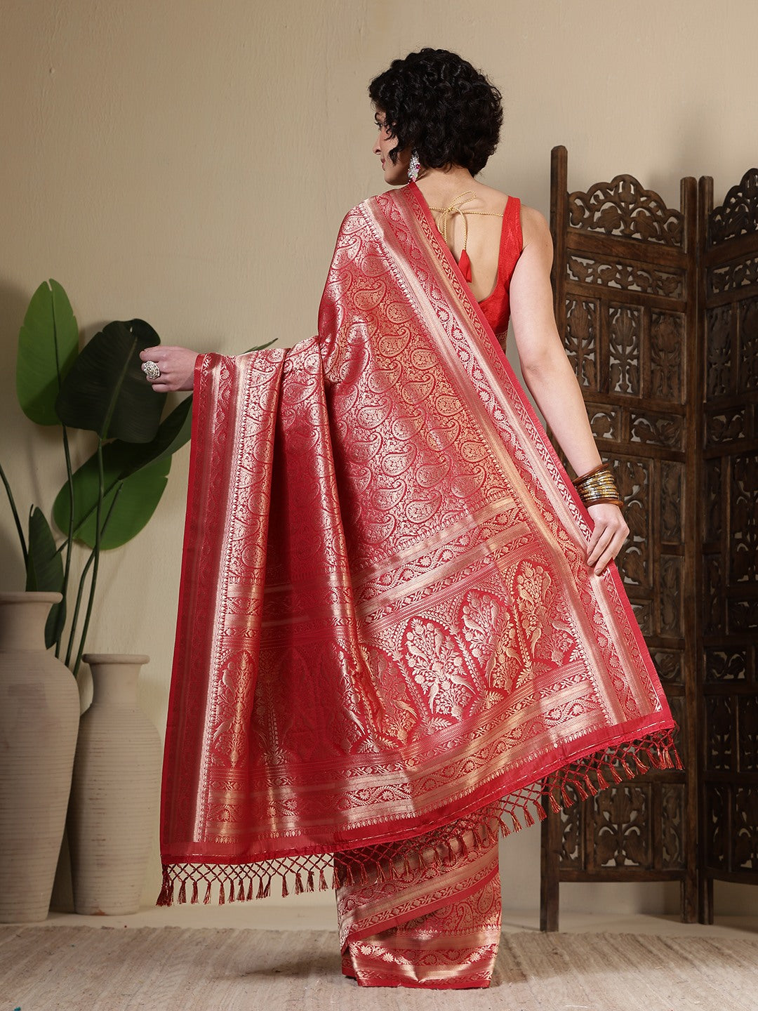 Woven Design Art Silk Saree