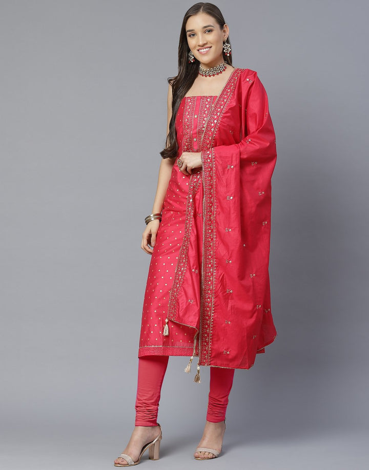 Chanderi Suit Set