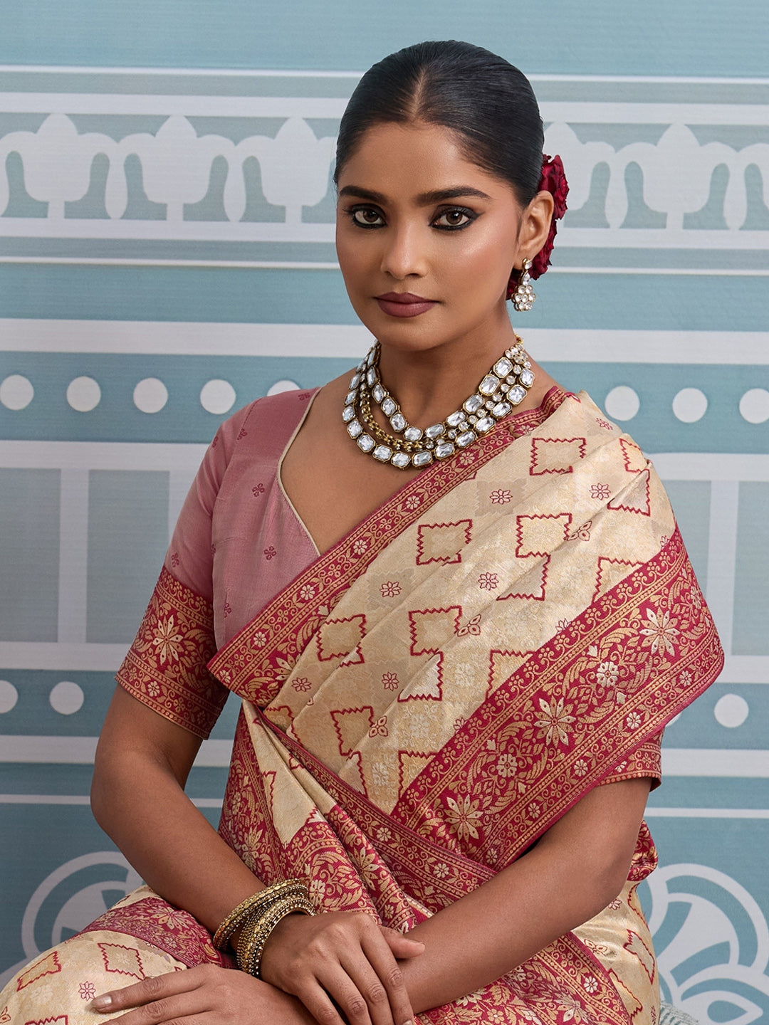 Woven Design Art Silk Saree