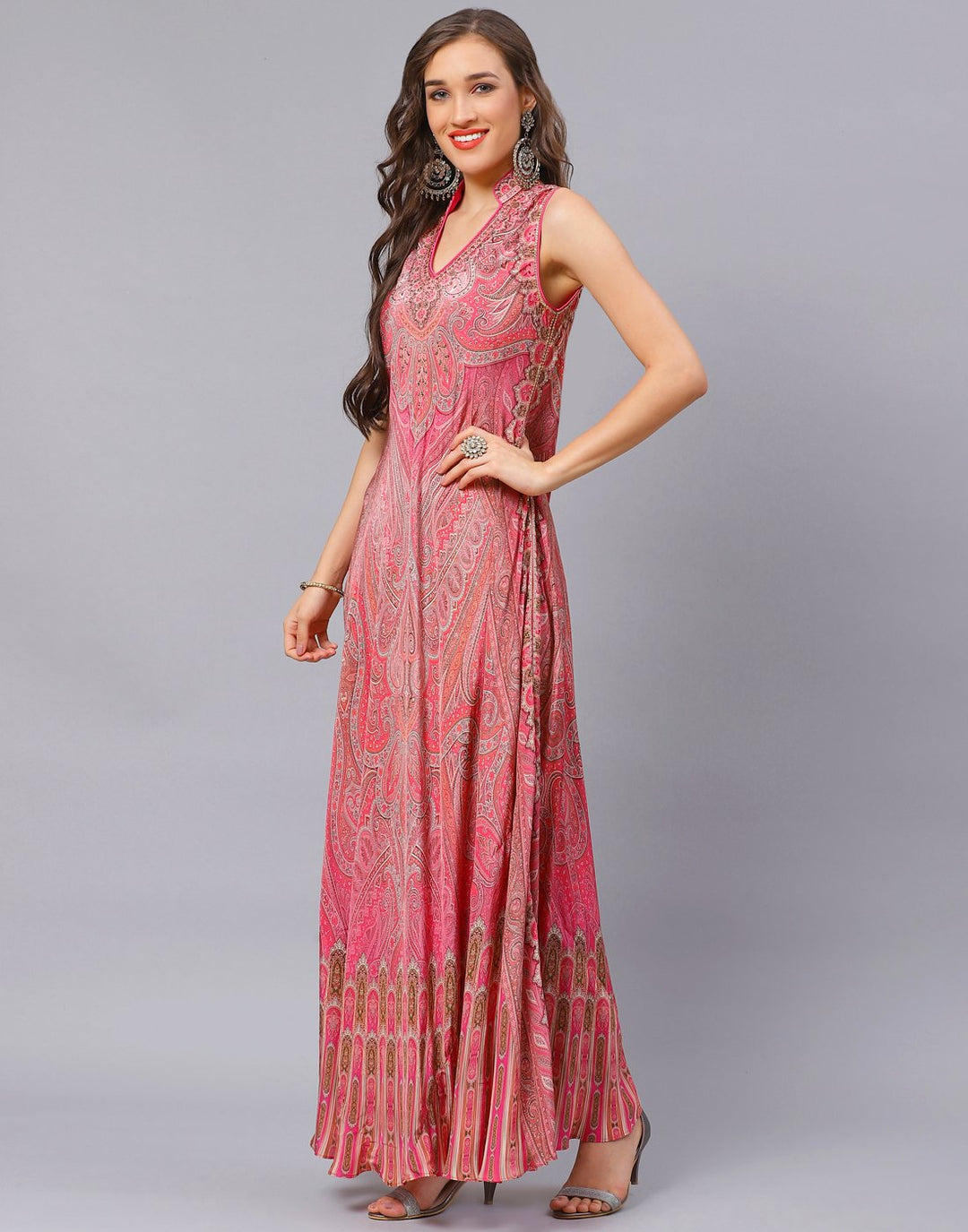 Blue and Pink Dress