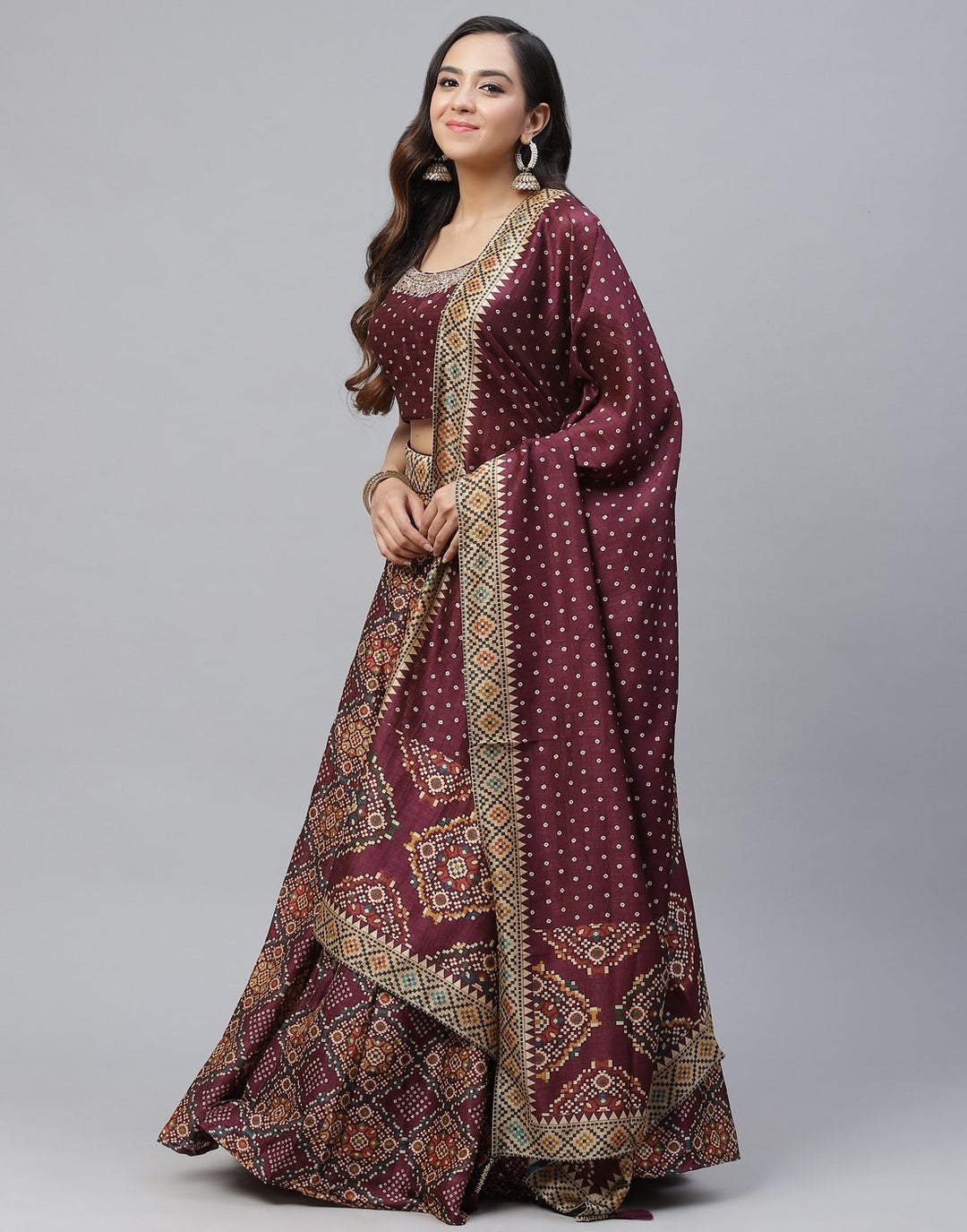 Banarasi Handloom Dupion silk Lehenga with  dupatta