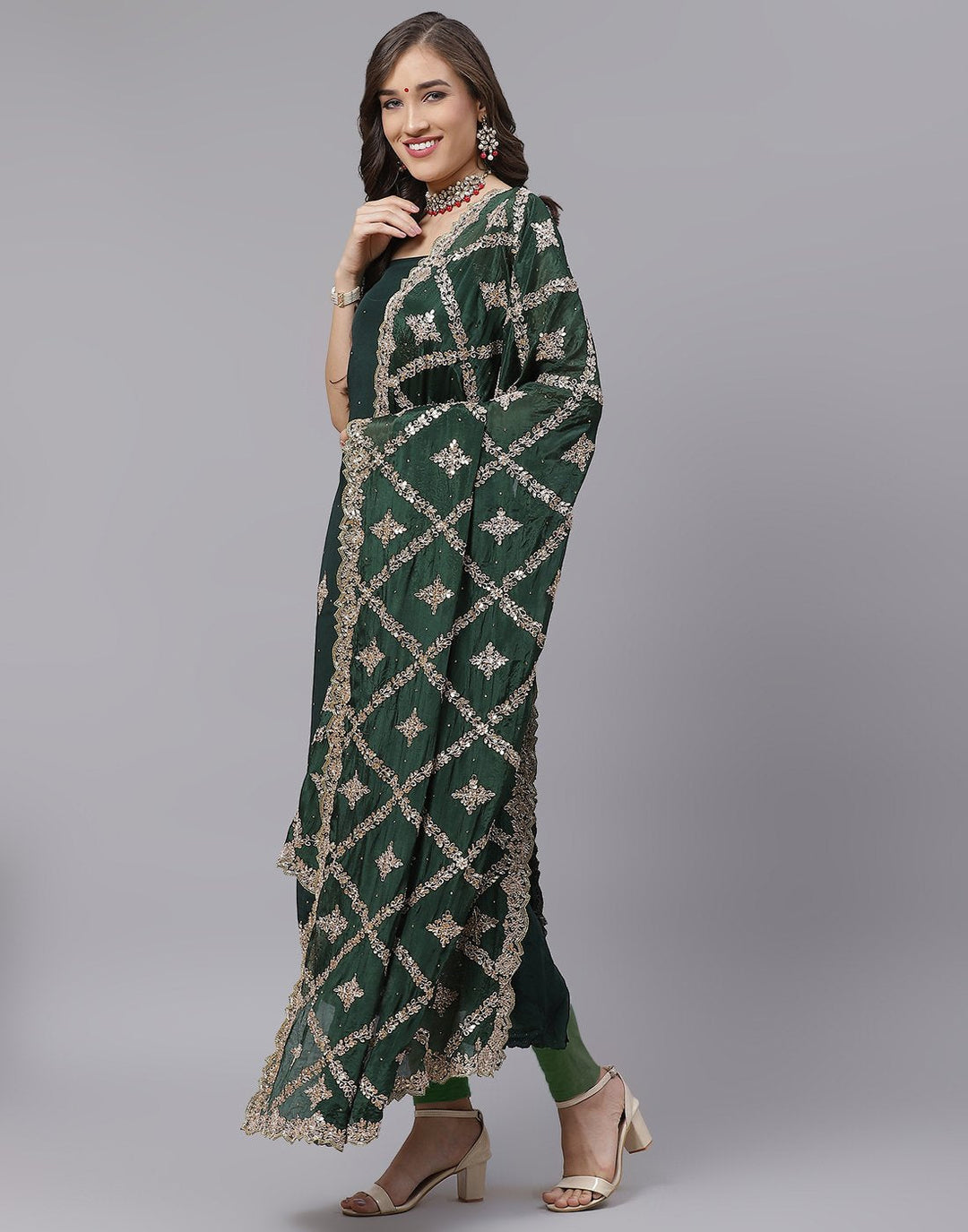Pure Crepe Suit Piece