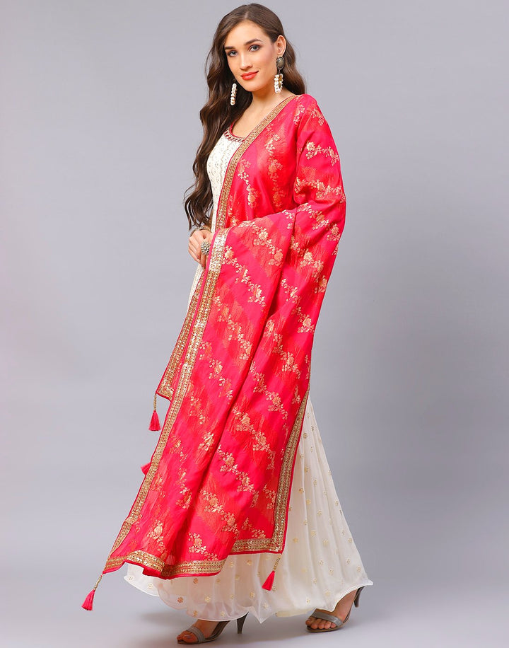 Cream Rani Salwar Kameez