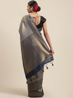 Abstract Banarasi Art Handloom Printed Saree