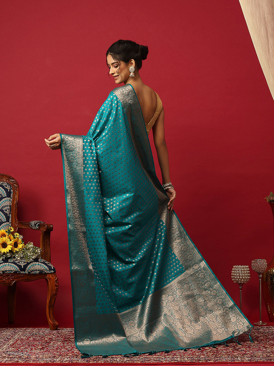 Woven Design Art Silk Saree