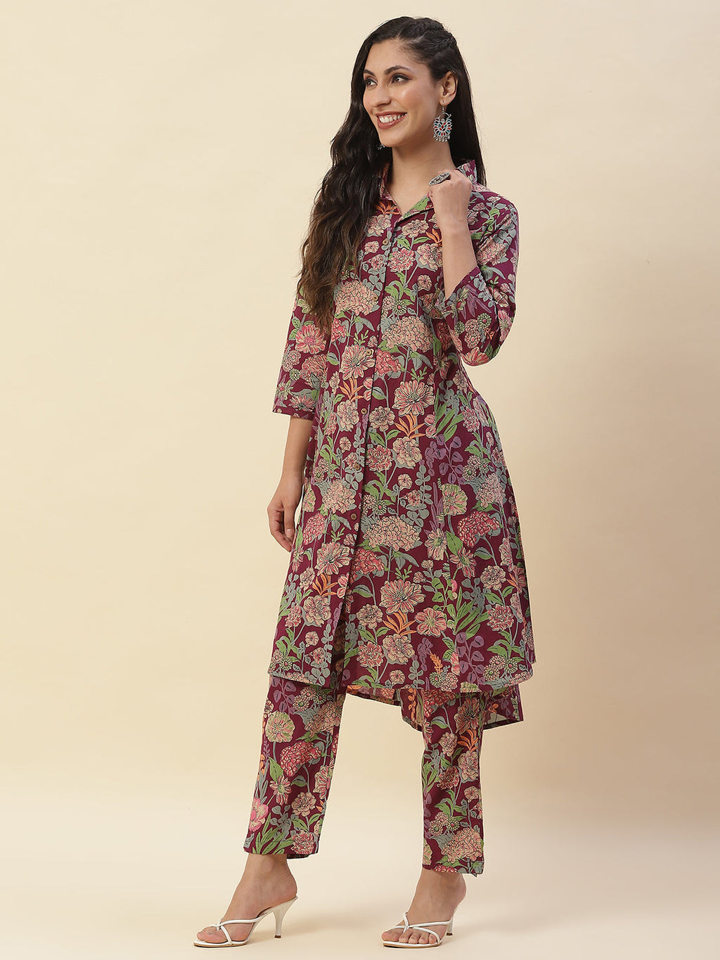 Cotton Kurta With Pants
