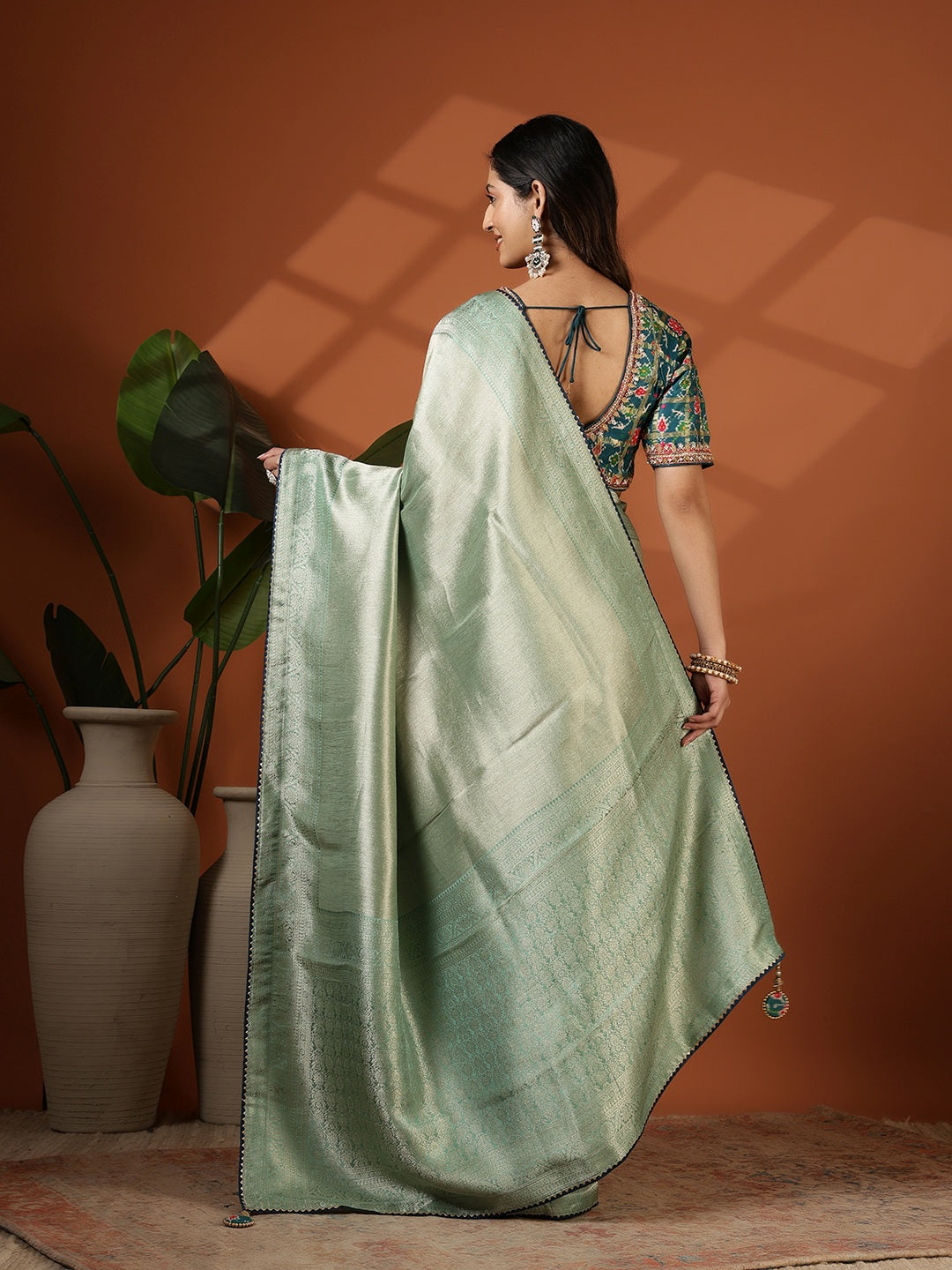 Embroidered Banarasi Saree