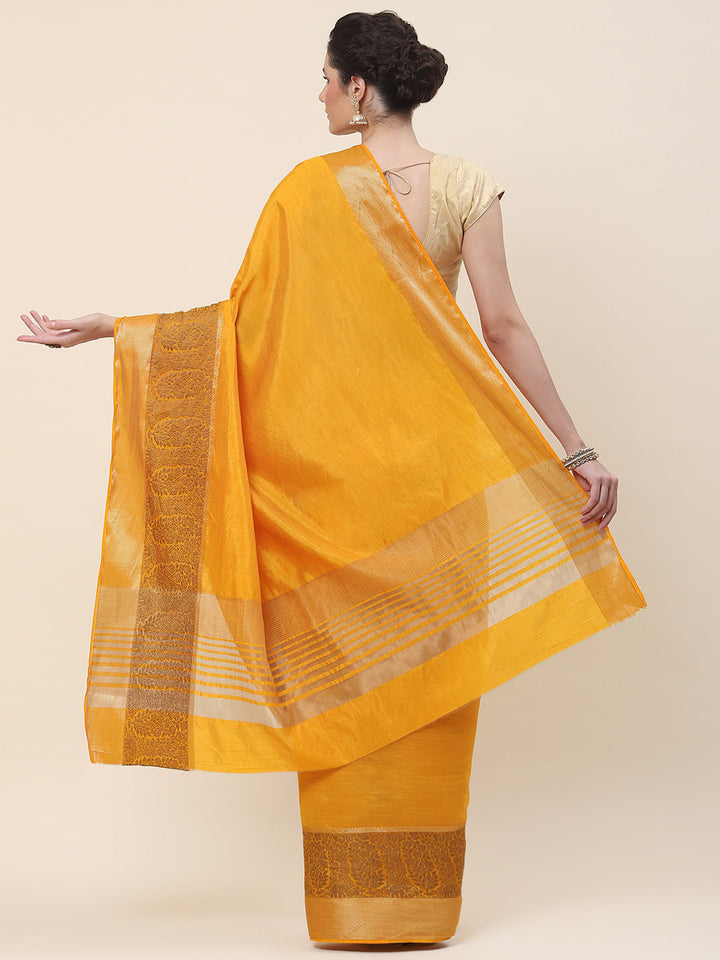 Zari Border Woven Handloom Saree