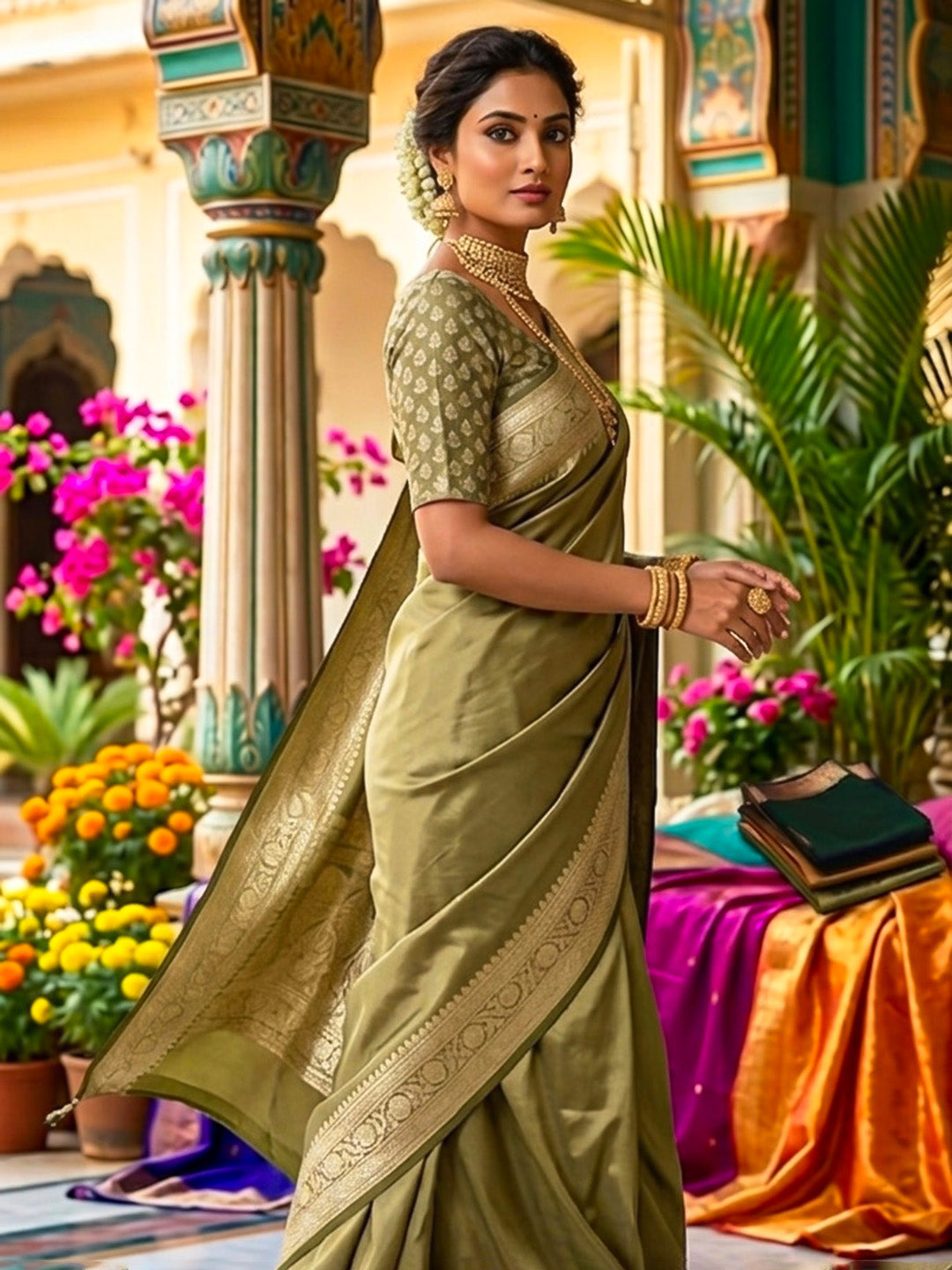 Woven Design Art Silk Saree