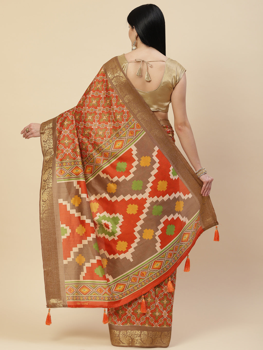 Patola Printed Handloom Saree