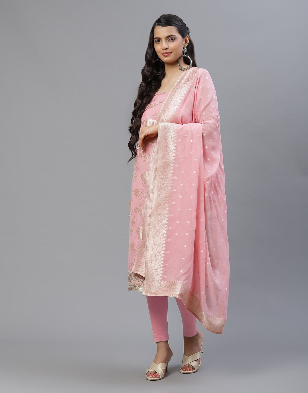 GEORGETTE WOVEN SUIT SET
