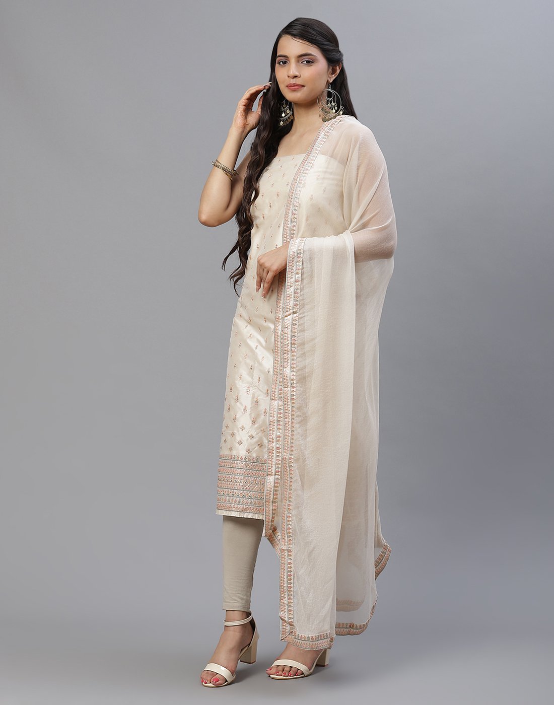 GEORGETTE EMBROIDERED SUIT SET