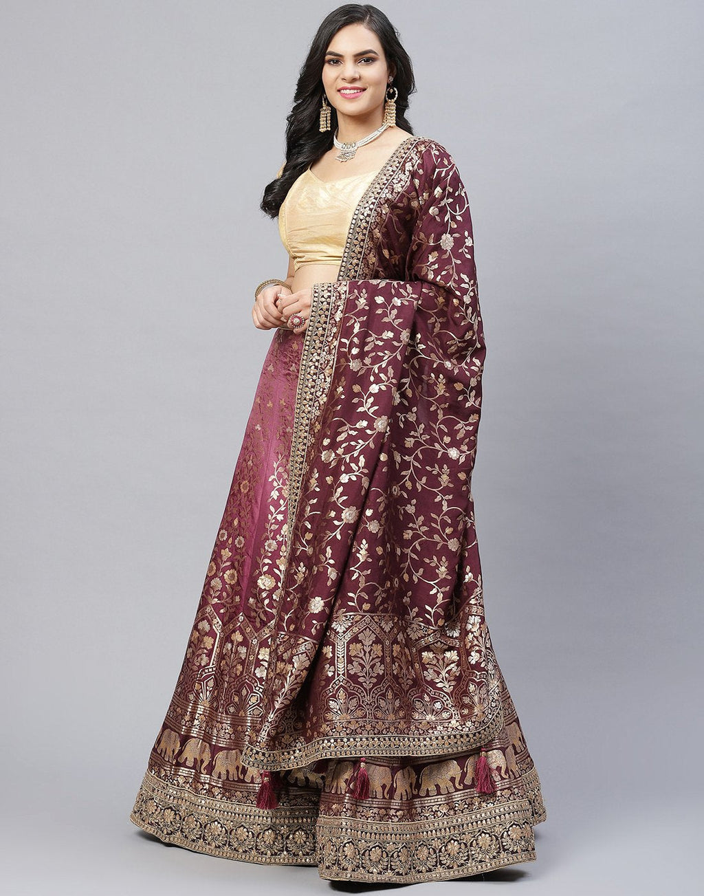 Banarsi Brocade Lehanga with Banarsi Dupatta