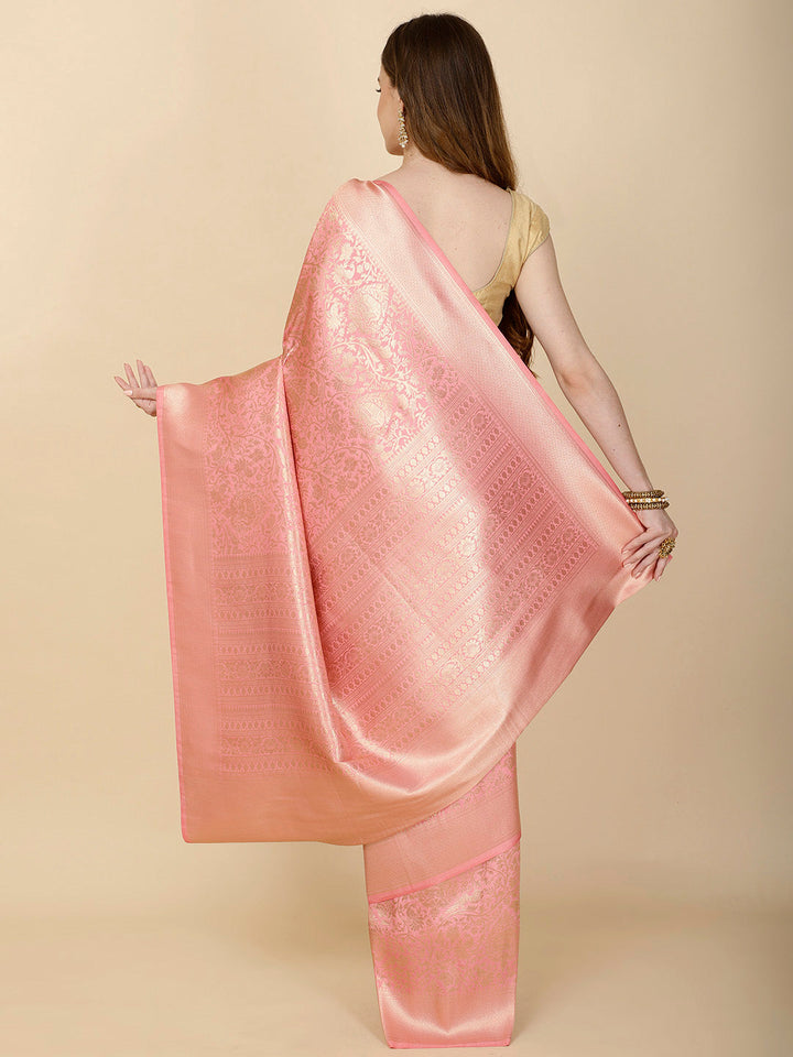 Ethnic Motifs Woven Handloom Saree