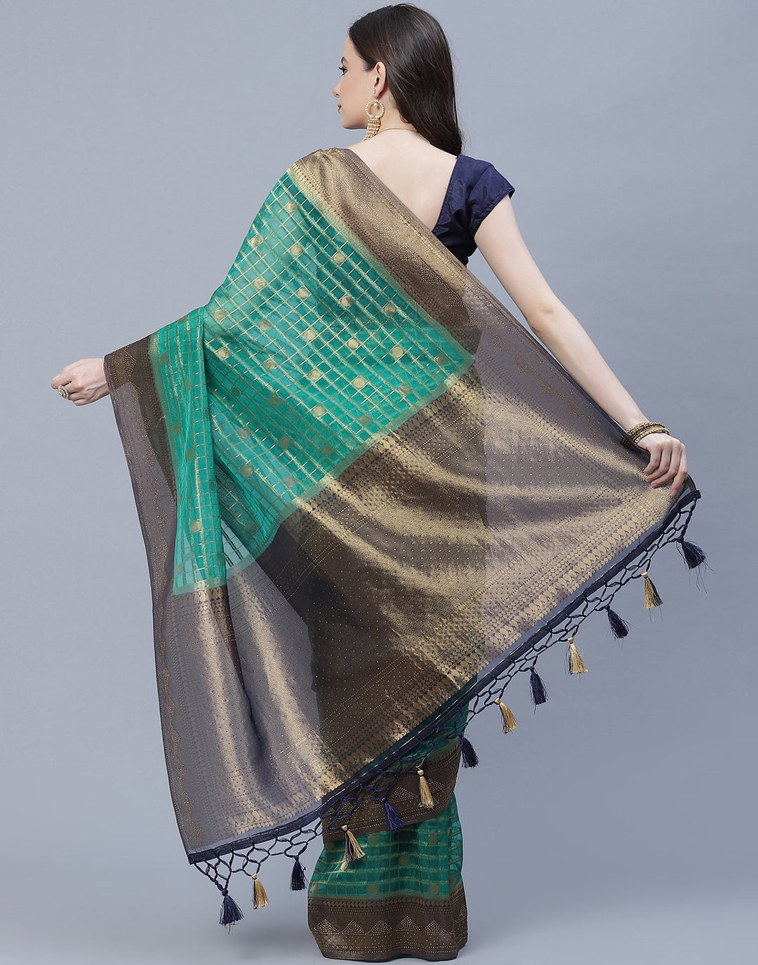 Organza Embroidery Saree