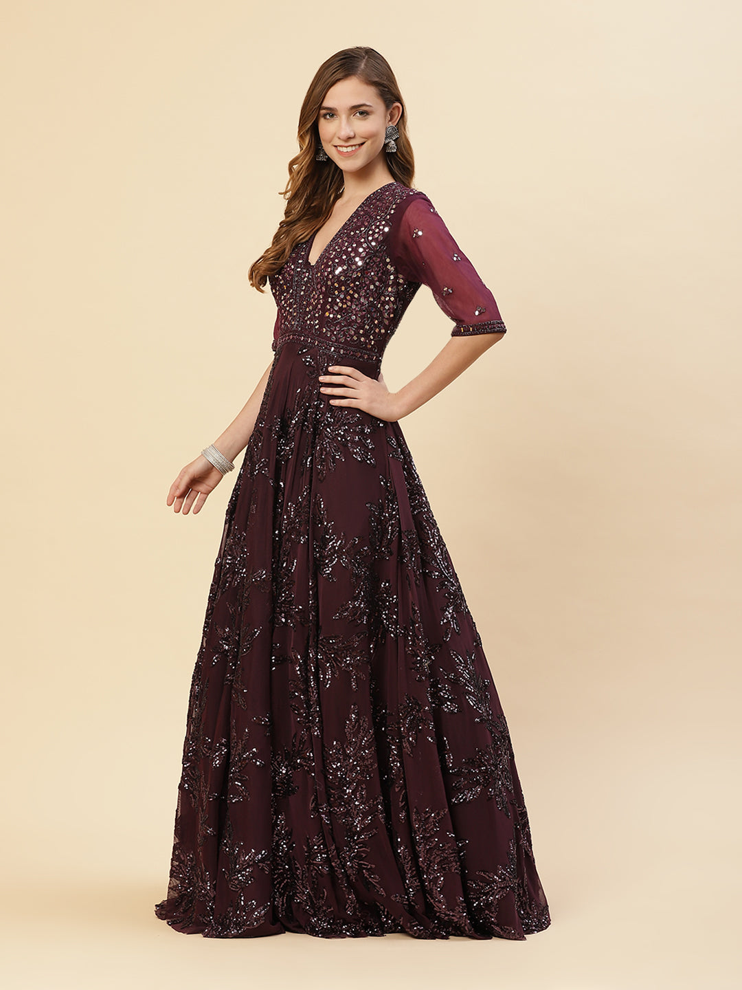 Sequence Net Gown