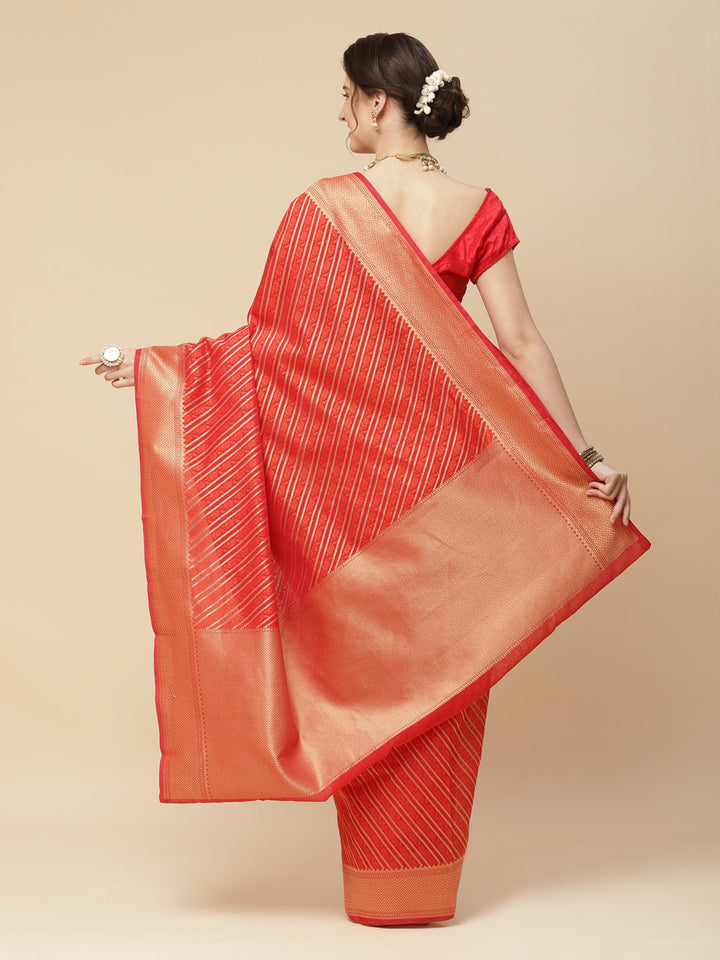 Zari Jaal Cotton Woven Saree
