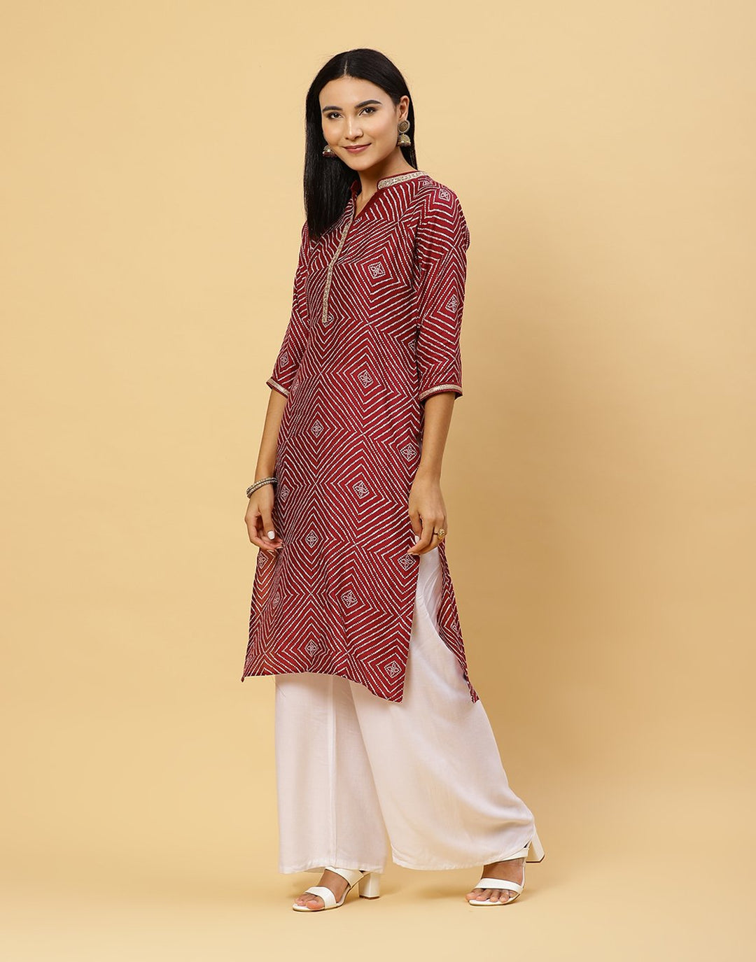 Printed Cotton Muslin Kurti