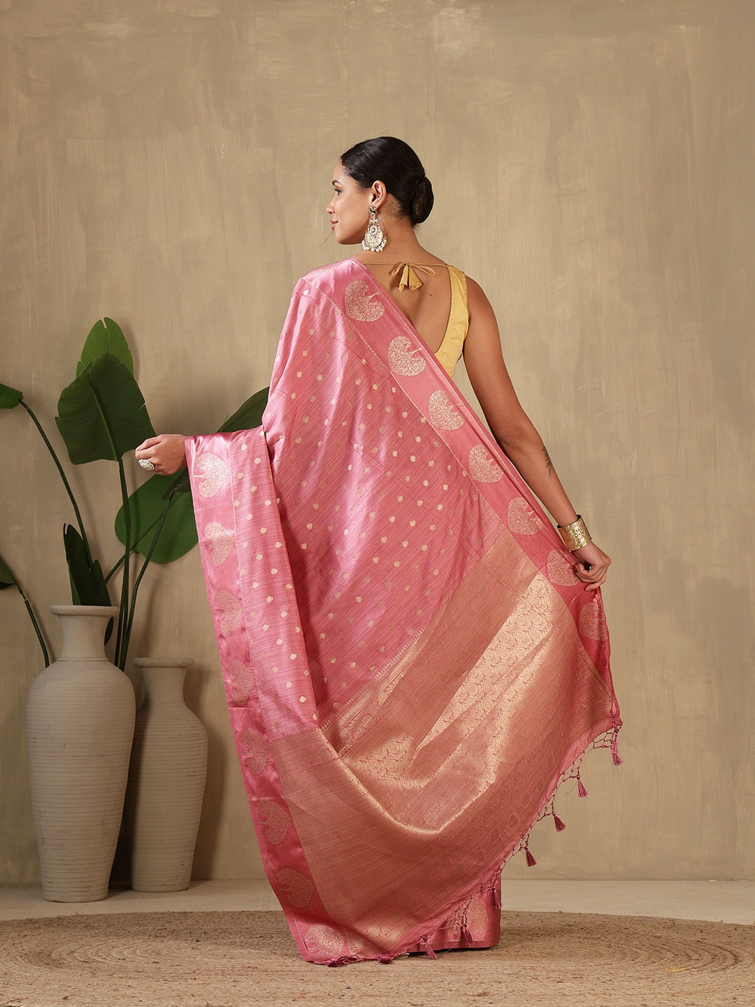 Woven Design Tussar Saree