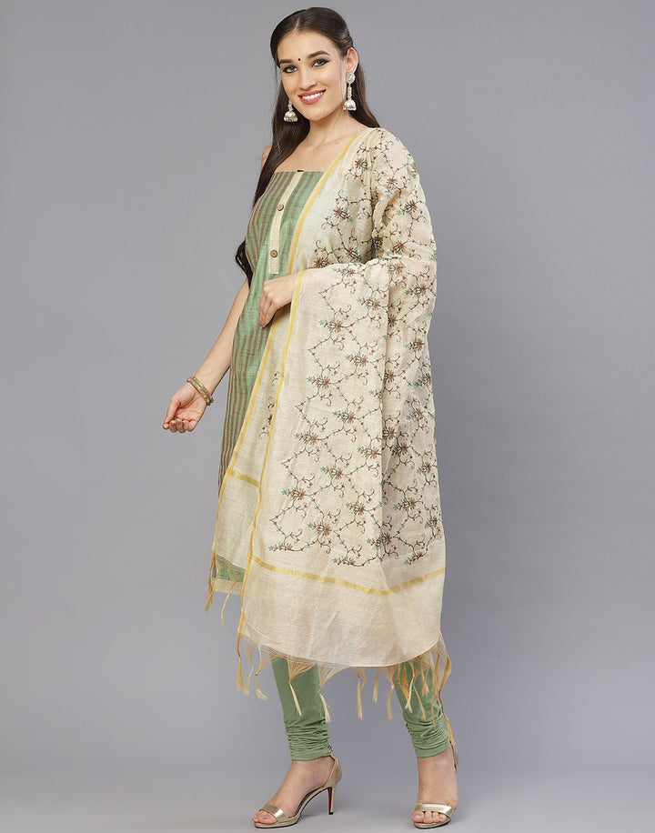 Chanderi Suit Set