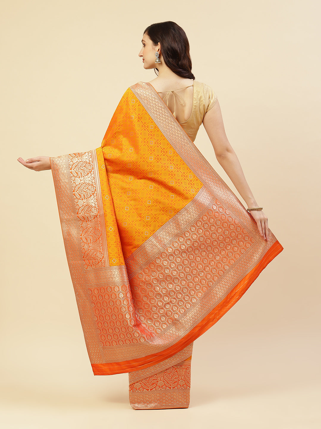 Jamawar Banarasi Art Handloom Saree
