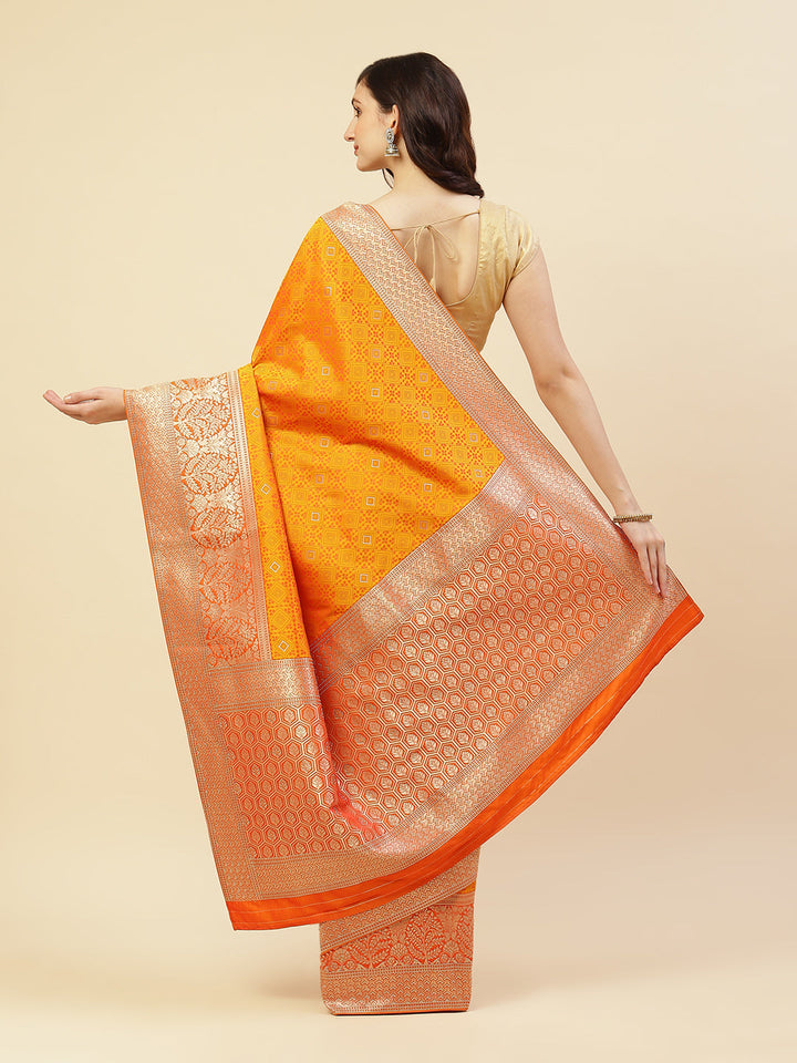 Jamawar Banarasi Art Handloom Saree