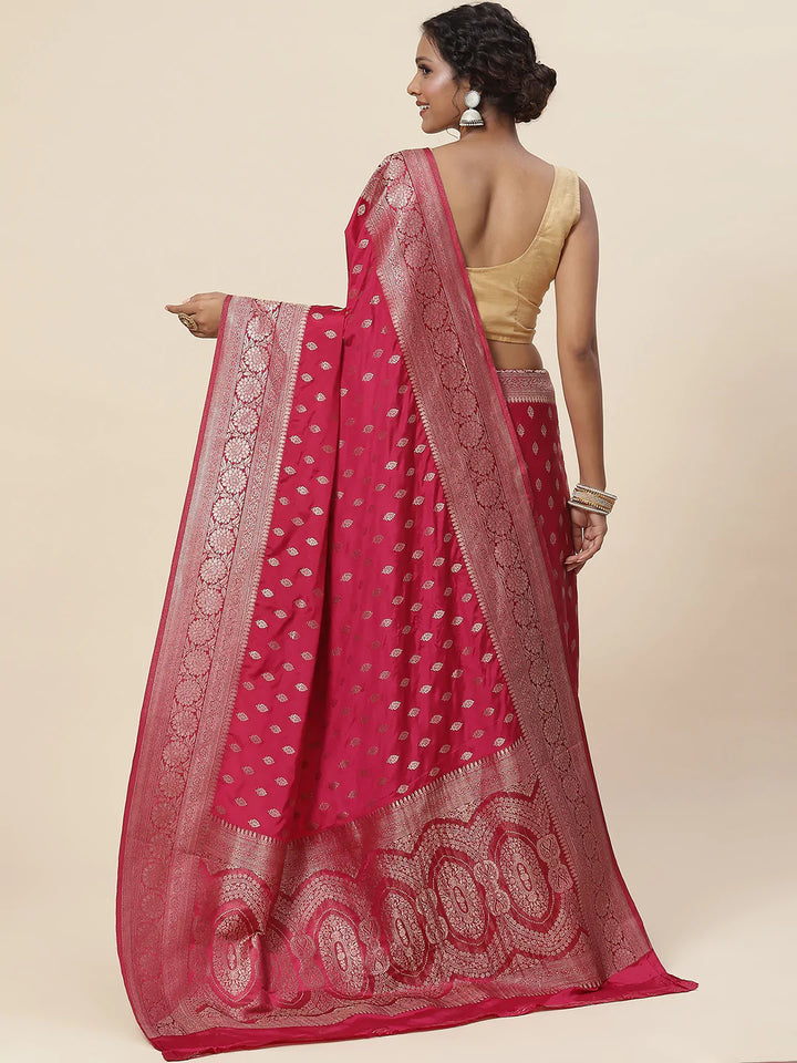 Zari Booti Handloom Woven Saree