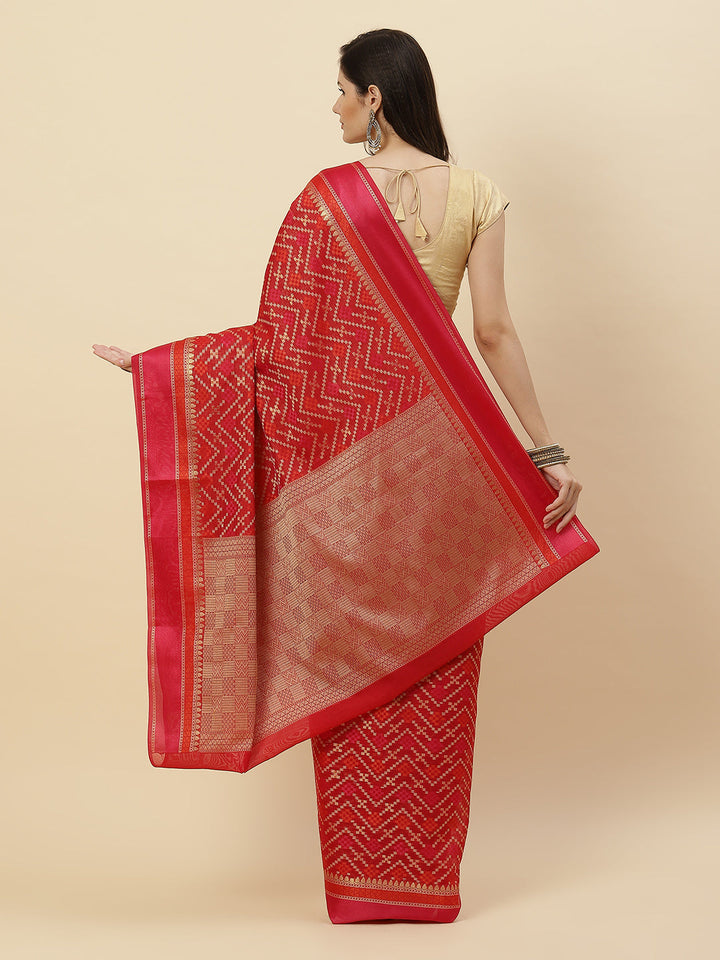 Zari Jaal Cotton Woven Saree