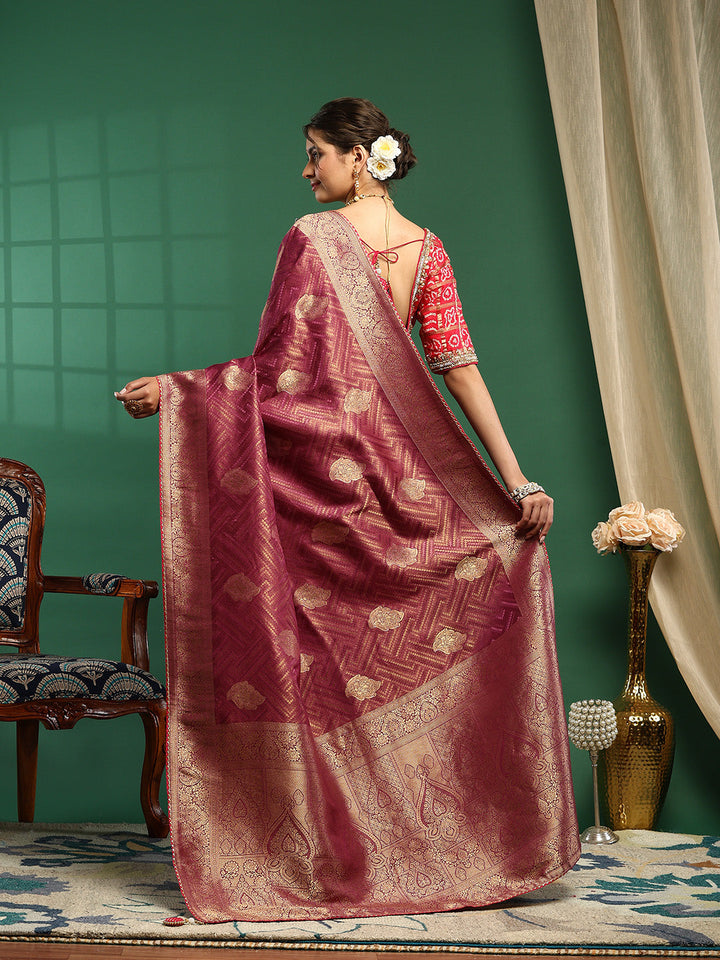 Embroidered Banarasi Saree