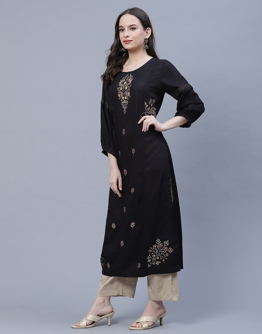 Cotton Embroidered Kurti