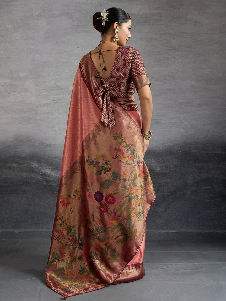Woven Design Art Silk Saree