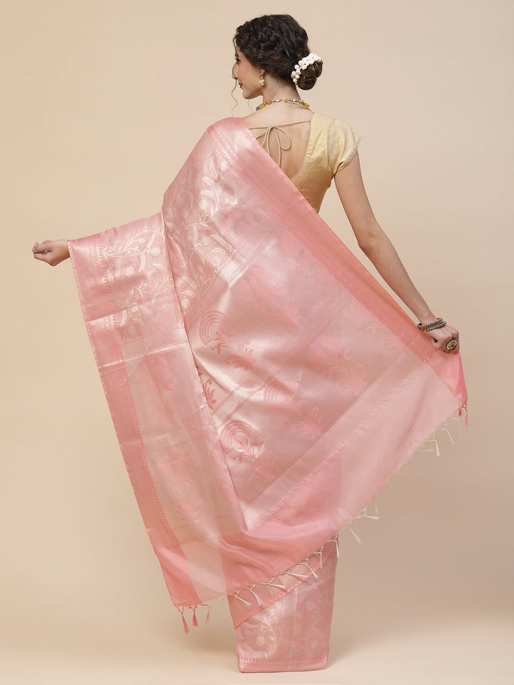 Zari Jaal Cotton Woven Saree