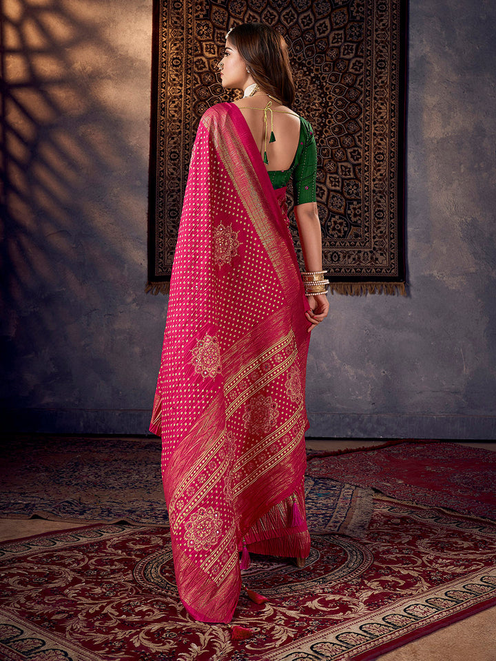 Printed Art Silk Saree