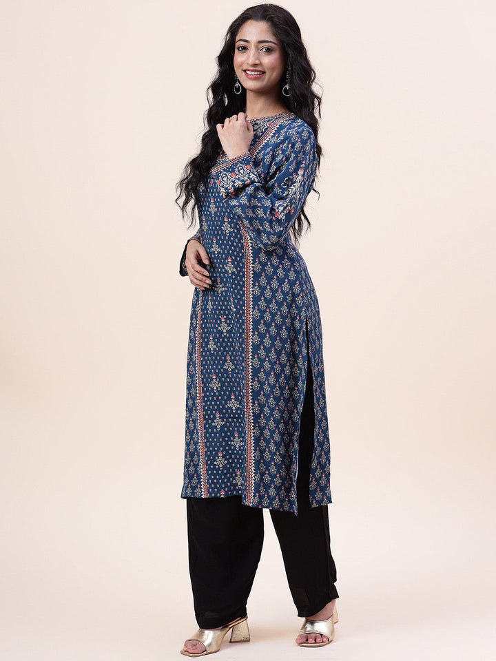 Digital Printed Crepe Kurta