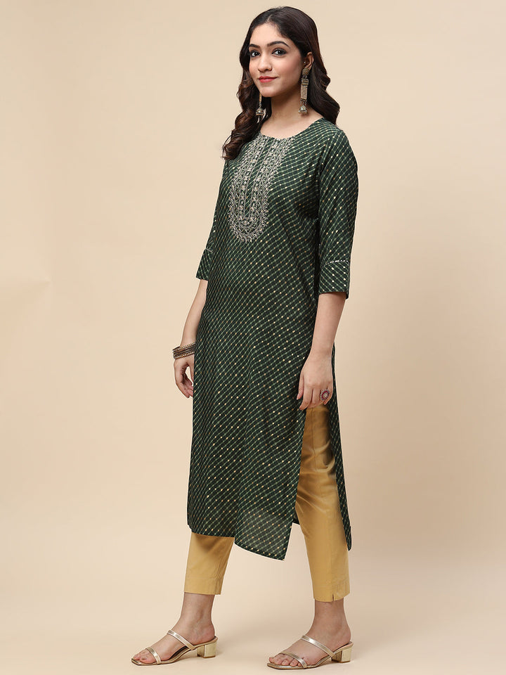Printed Cotton Kurta