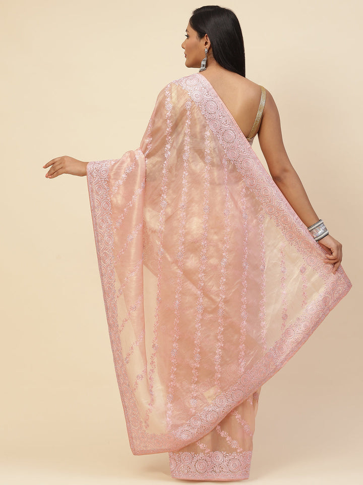 Stone Embroidered Banarasi Saree