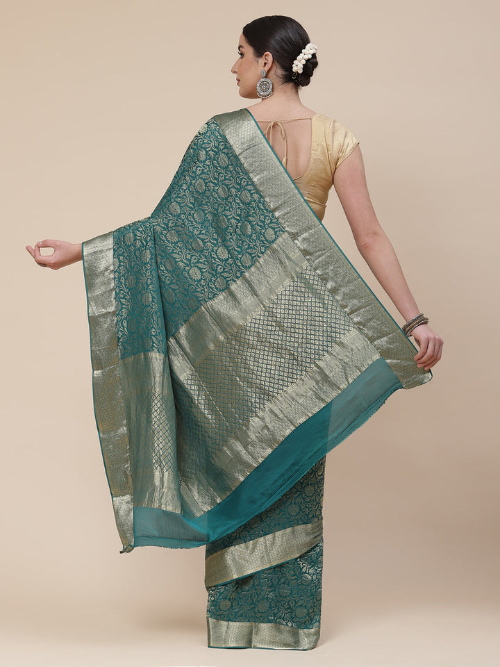 Zari Zaal Banarasi Woven Saree