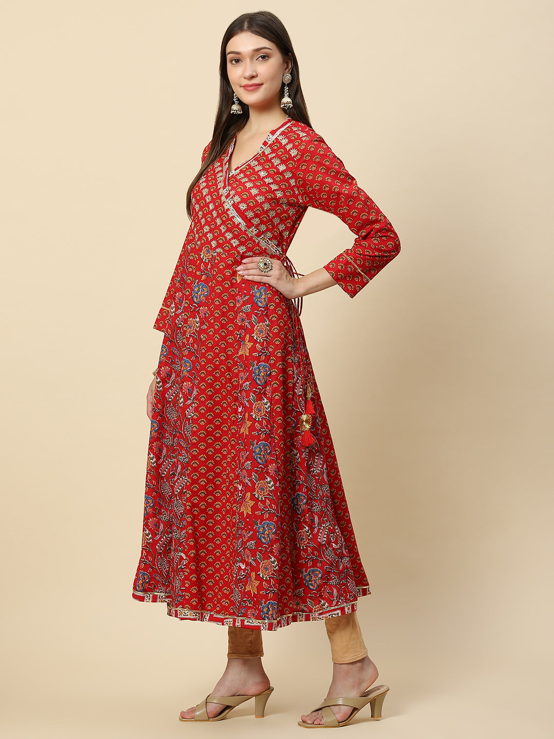 Printed Cotton Anarkali Kurta