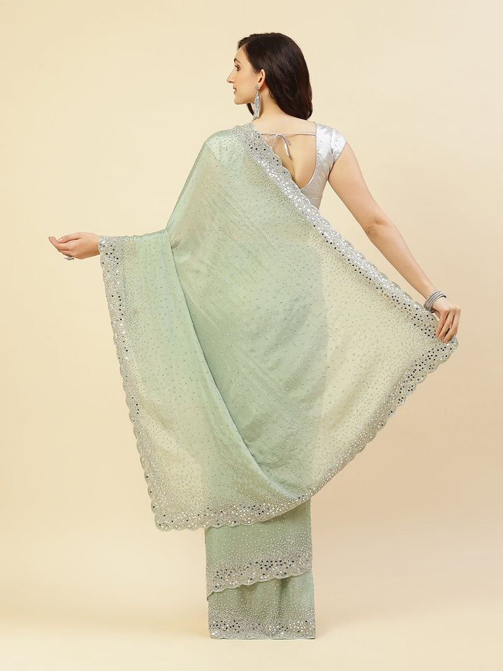 Sequence Crepe Saree