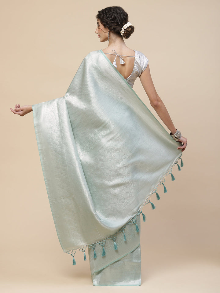 Zari Jaal Art Handloom Woven Saree