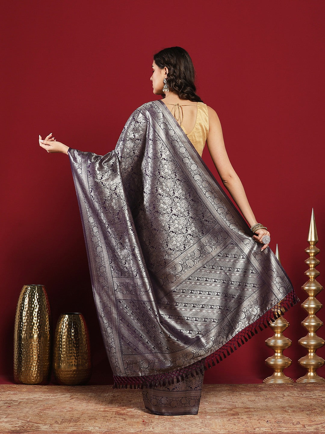 Woven Design Art Silk Saree