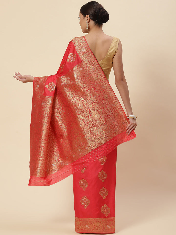 Zari Booti Handloom Woven Saree