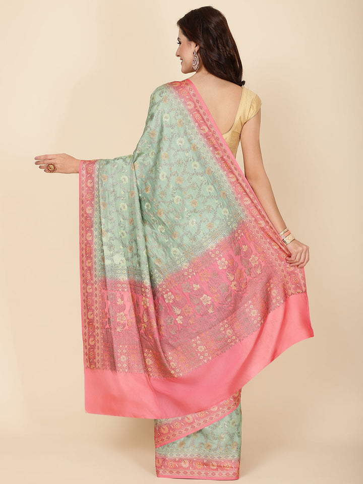 Resham Jaal Woven Tussar Saree
