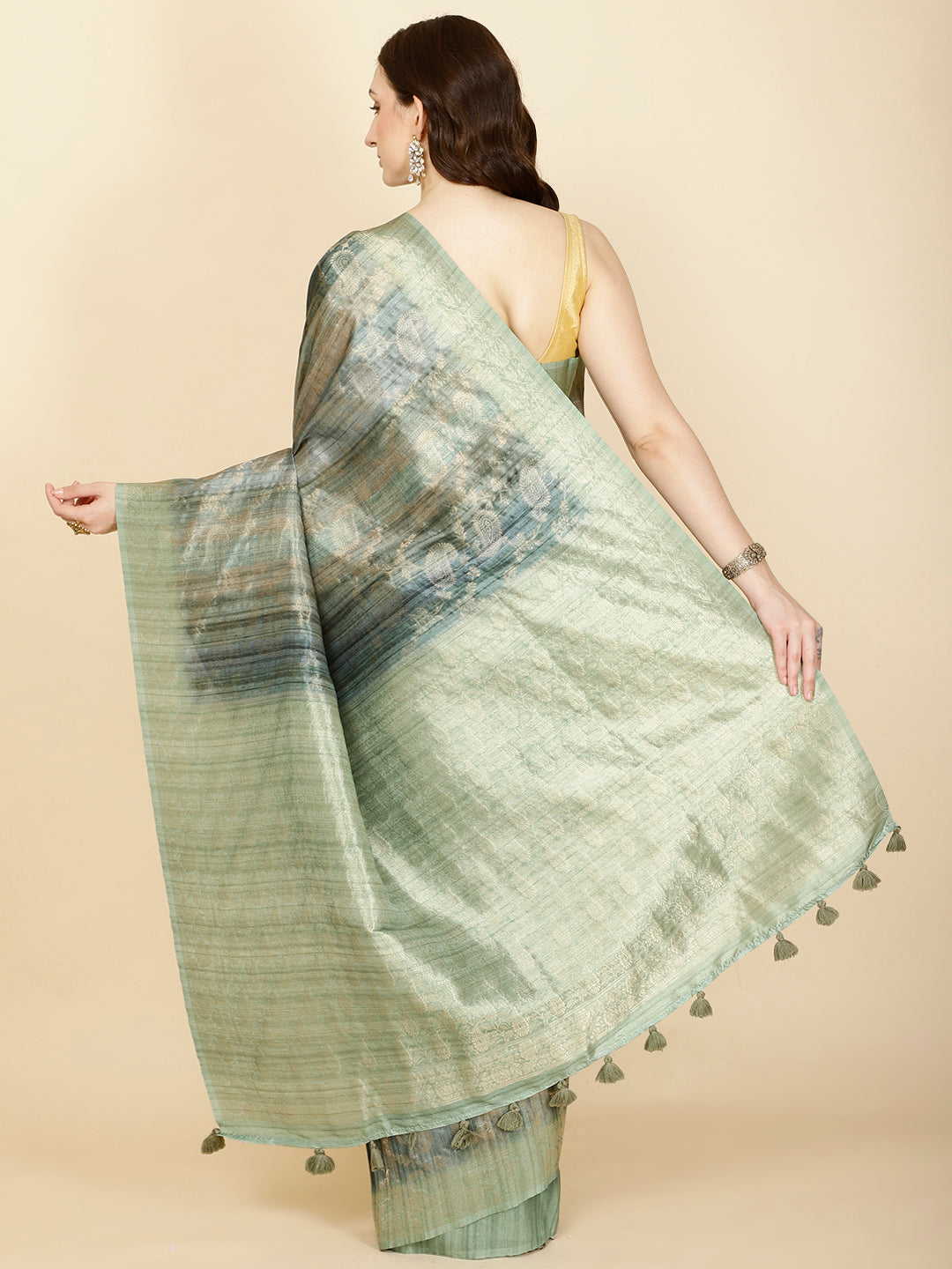 Paisley Woven Handloom Saree