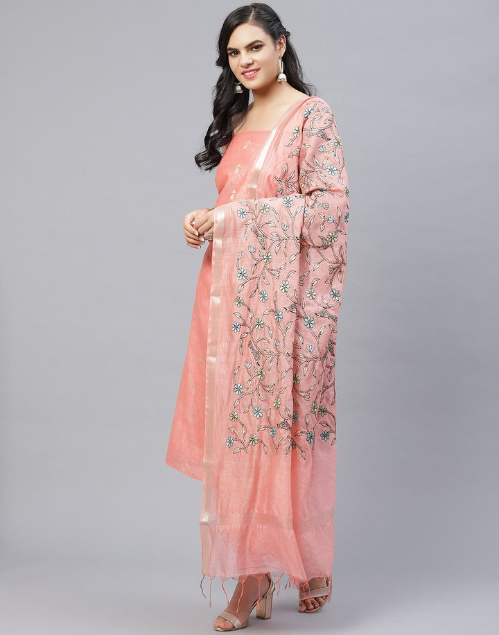 Chanderi Printed Suit Piece
