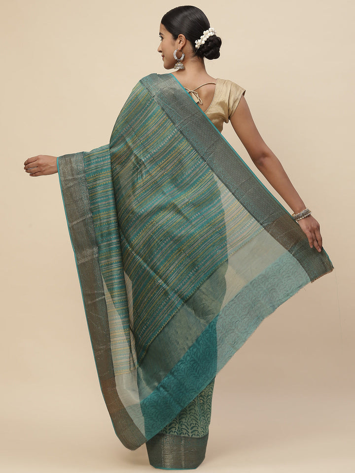 Digital Printed Cotton Saree