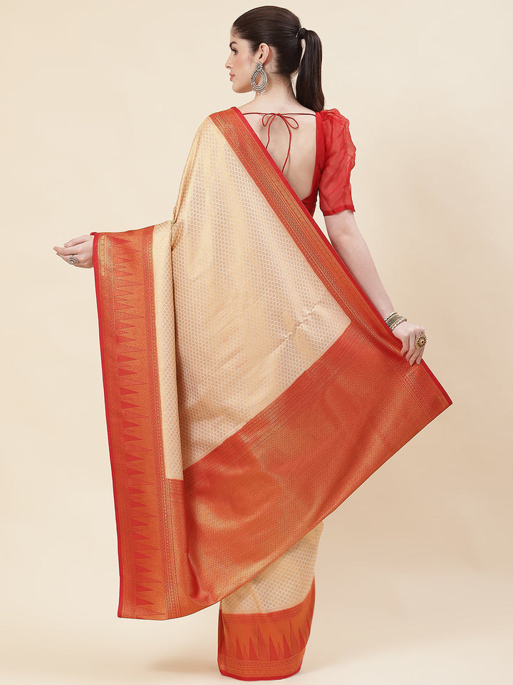 Zari Booti Handloom Woven Saree