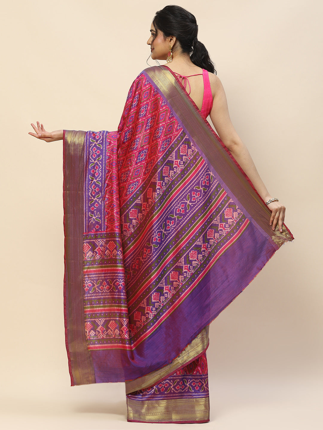 Patola Printed Handloom Saree